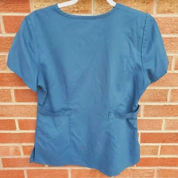 Grey's Anatomy Teal Scrub Top Women's Size Medium Style #4153 - Picture 3 of 6